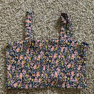 floral crop top